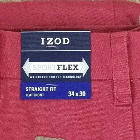 IZOD Straight Fit size 34/30 NWT - Picture 2 of 4